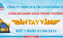 Lễ quay thưởng chương trình “Cơ hội nhận bàn tay Vàng khi mua máy hàn Hồng Ký” kỳ 1 ngày 01/06/2016