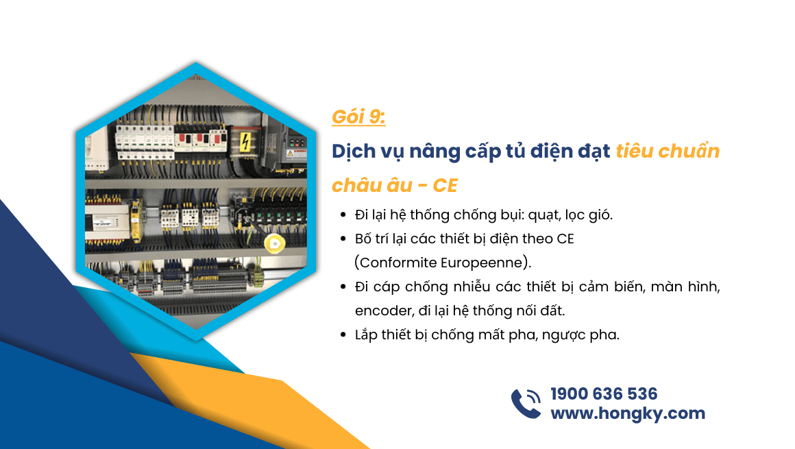 09 – Dịch vụ nâng cấp tủ điện đạt tiêu chuẩn CE